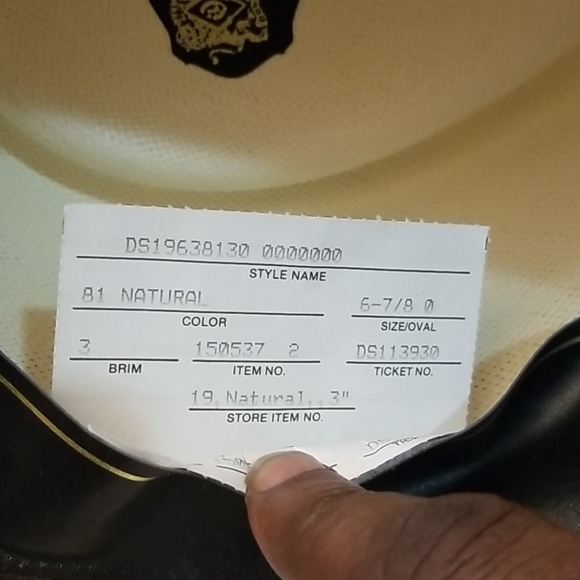 DOBBS SHANTUNG PANAMA STRAW HAT - Picture 4 of 8